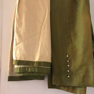 Kurti with trouser and dupatta